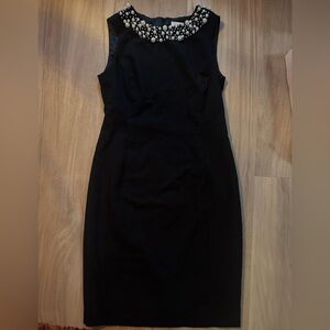 Calvin Klein Black Midi Dress